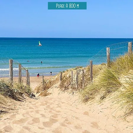 Duplex Sur Piscine Proximite Parking 5 Pers Max * Brem-Sur-Mer