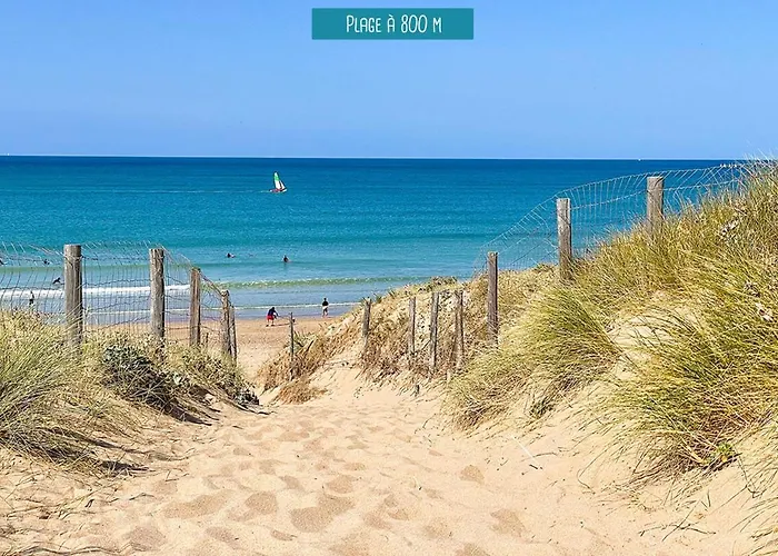 Duplex Sur Piscine Proximite Parking 5 Pers Max * Brem-Sur-Mer